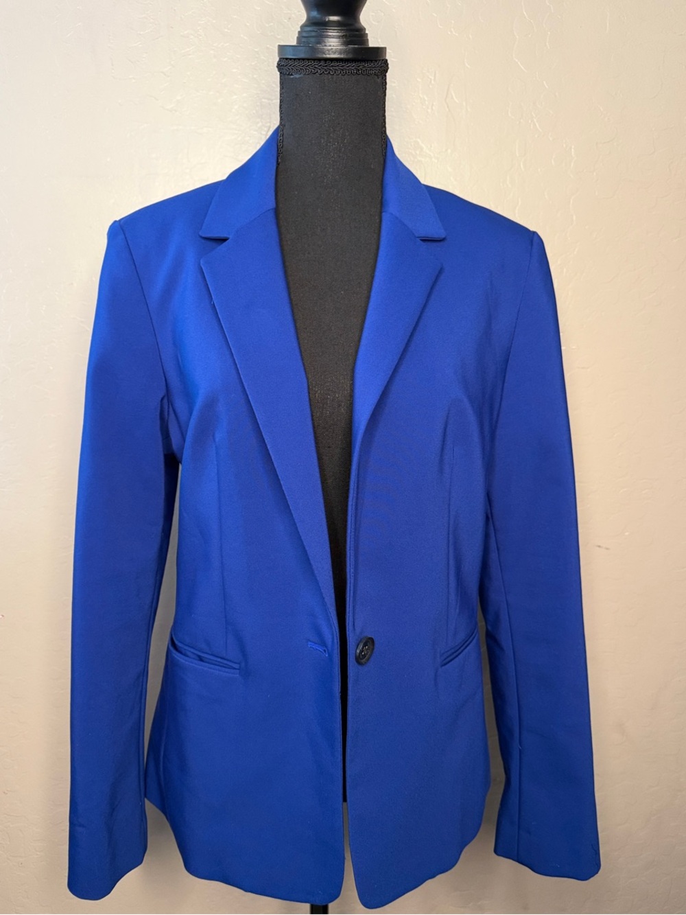 Express Women's Royal Blue Single-Button Blazer